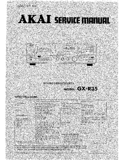 Akai GX-R35  Akai GX GX-R35 GX-R35.pdf