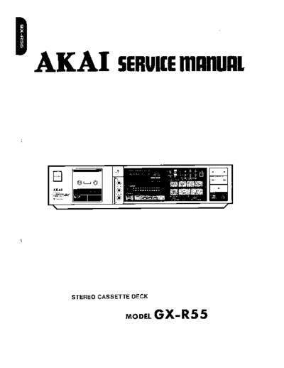 Akai GX-R55  Akai GX GX-R55 GX-R55.pdf