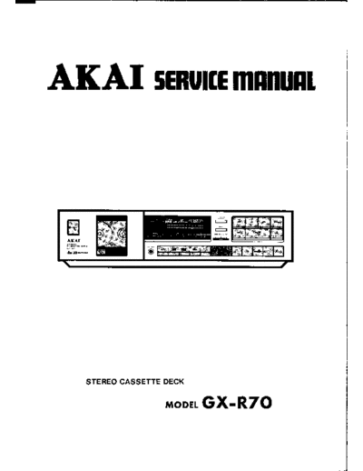 Akai GX-R70  Akai GX GX-R70 GX-R70.pdf