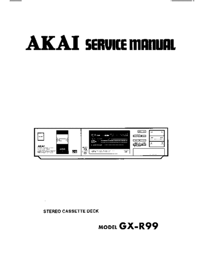 Akai GX-R99  Akai GX GX-R99 GX-R99.pdf