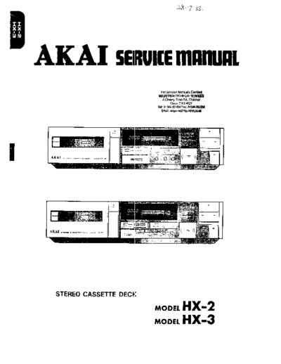Akai HX-2 & 3  Akai HX HX-2 & 3 HX-2 & 3.pdf