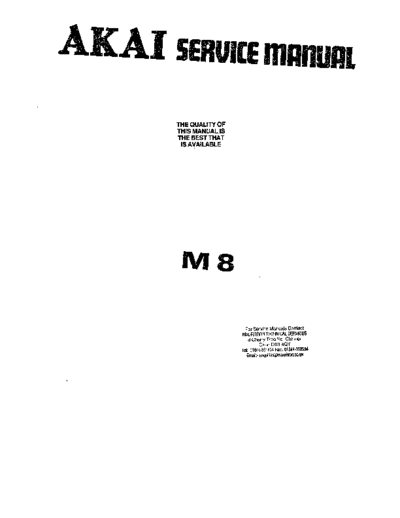 Akai M-8  Akai M M-8 M-8.pdf