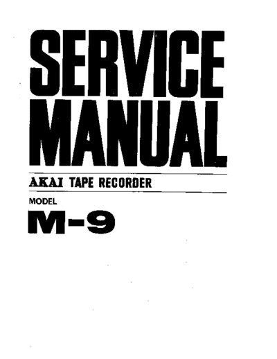 Akai M-9  Akai M M-9 M-9.pdf