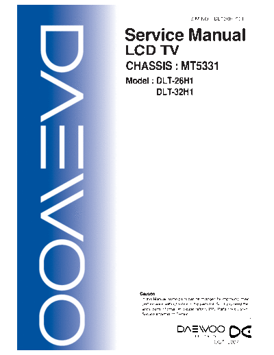 Daewoo DLT26H1001  Daewoo LCD DLT26H1001.rar