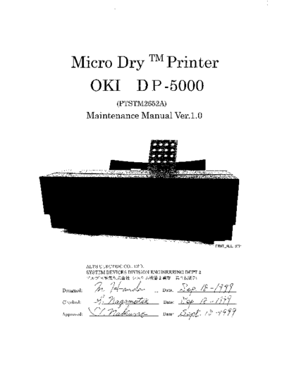 oki microdry DP5000 sm  oki Printers microdry DP5000 microdry DP5000 sm.rar