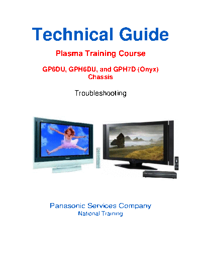 panasonic 2006 PDP GP6DU GPH6DU GPH7D chassis [TM]  panasonic Training Manuals Panasonic 2006 PDP GP6DU GPH6DU GPH7D chassis [TM].rar