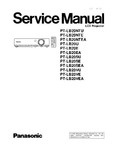 panasonic PT-LB20VU PT-LB20NTE PT-LB20NTEA PT-LB20SE PT-LB20EA PT-LB20VE PT-LB20NTU PT-LB20VEA PT-LB20E PT-LB2  panasonic Training Manuals Panasonic PT-LB20VU PT-LB20NTE PT-LB20NTEA PT-LB20SE PT-LB20EA PT-LB20VE PT-LB20NTU PT-LB20VEA PT-LB20E PT-LB20SEA PT-LB20S.rar