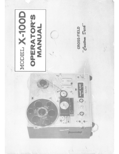 Akai X-100D  Akai X X-100D X-100D.pdf