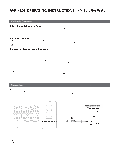 DENON AVR-4806OPERATING INSTRUCTIONS  DENON AV Surround Receiver & Amplifier AV Surround Receiver & Amplifier Denon - AVR-4806 & AVC-A11XV AVR-4806OPERATING INSTRUCTIONS.pdf