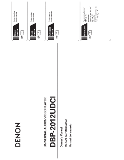 DENON  DBP-2012UDCI  DENON Blu-Ray Disk Blu-Ray Disk Denon - DBP-2012UDCI  DBP-2012UDCI.pdf