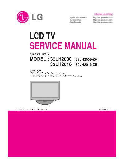 LG 32LH2000 & 32LH2010 Chassis LD91A SB-EX-SI 1249011576 LCD TV SM  LG LCD LG 32LH2000 & 32LH2010 Chassis LD91A SB-EX-SI_1249011576 LCD TV SM.zip