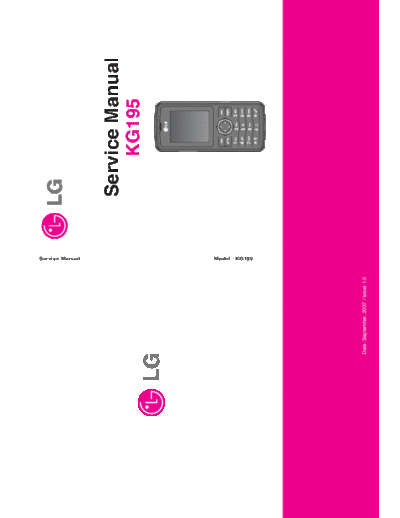 LG KG195  LG Mobile Phone LG KG195 LG KG195.pdf