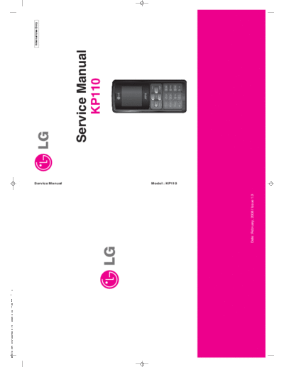 LG KP110  LG Mobile Phone LG KP110 LG KP110.pdf