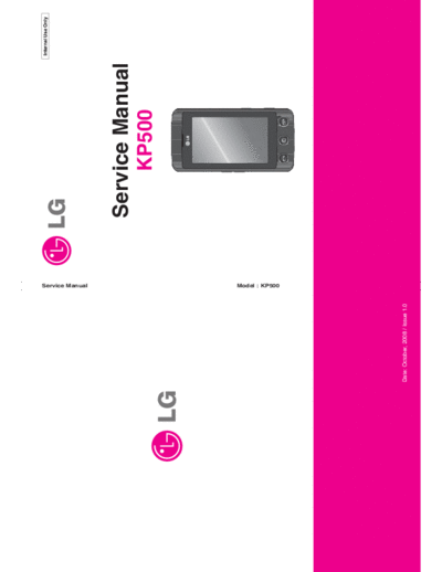 LG KP500  LG Mobile Phone LG KP500 LG KP500.pdf