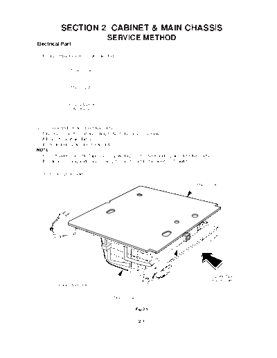 LG cabinet & main chassis  LG VCR bn200y cabinet & main chassis.pdf