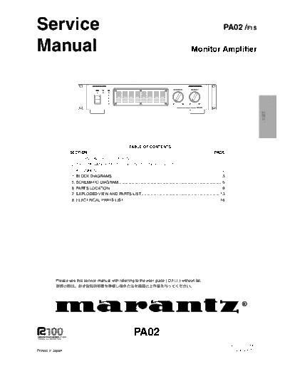 Marantz PA-02  Marantz PA PA-02 PA-02.pdf