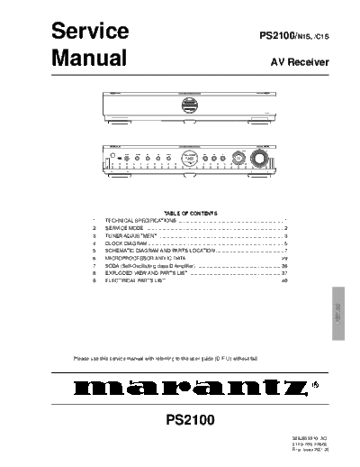 Marantz PS-2100  Marantz PS PS-2100 PS-2100.pdf