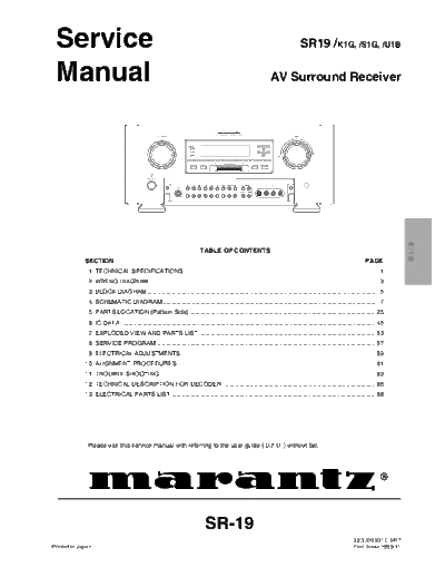 Marantz SR-19  Marantz SR SR-19 SR-19.pdf