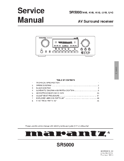 Marantz SR-5000  Marantz SR SR-5000 SR-5000.pdf