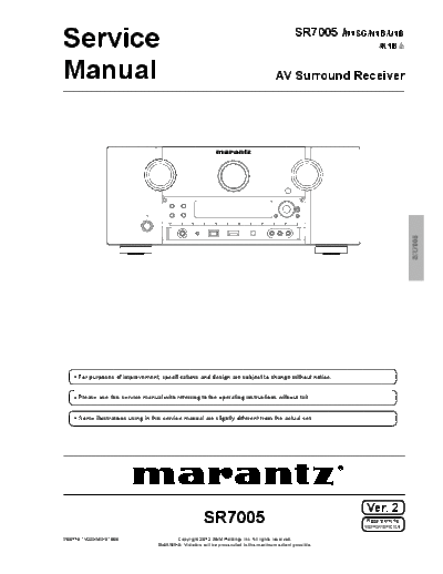 Marantz SR-7005  Marantz SR SR-7005 SR-7005.pdf