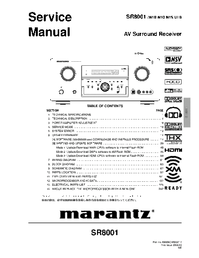 Marantz SR-8001  Marantz SR SR-8001 SR-8001.pdf