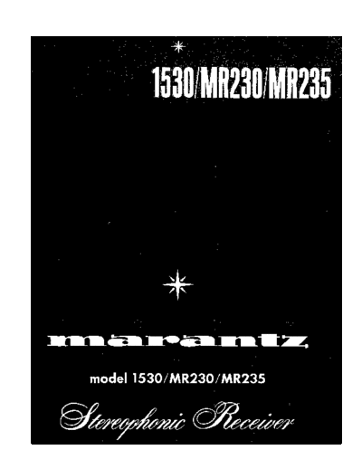 Marantz 1530 & MR- 230 & MR-235  Marantz  1530 & MR- 230 & MR-235 1530 & MR- 230 & MR-235.pdf