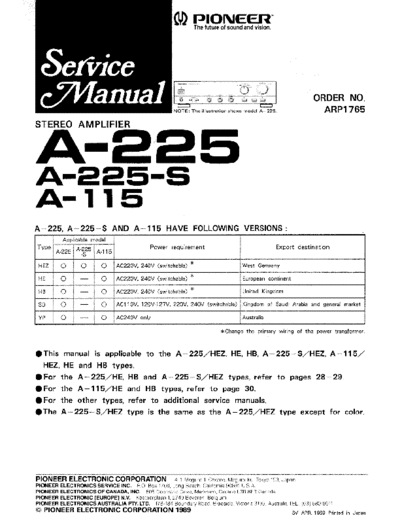 Pioneer A-115, A-225 S (1)  Pioneer A A-115 & A-225 & S Pioneer A-115, A-225_S (1).pdf