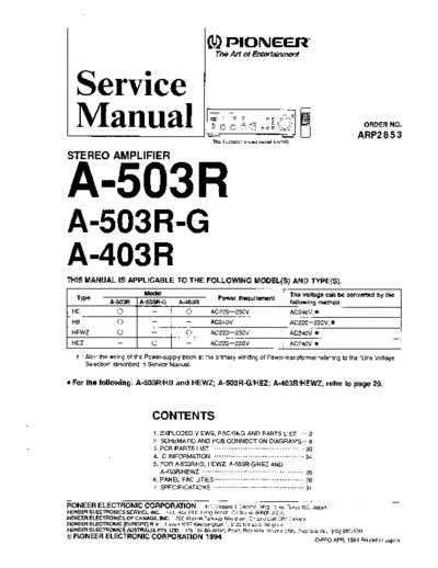 Pioneer A-403R, A-503R G  Pioneer A A-403R & A-503R & G Pioneer A-403R, A-503R_G.pdf