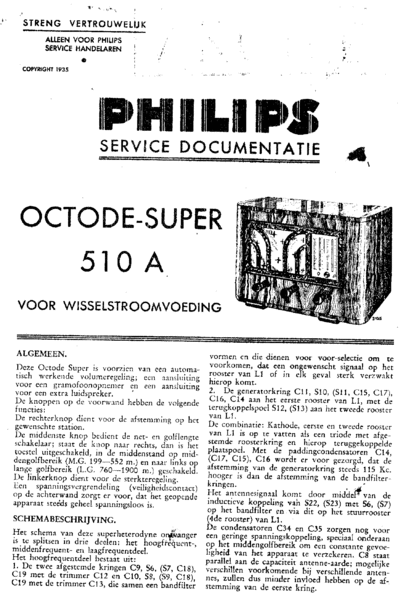 Philips 510a  Philips Historische Radios 510a.zip