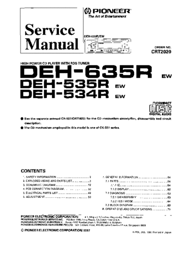 Pioneer DEH-534R-535R-635R-CRT2020.part01  Pioneer Car Audio DEH-534R-535R-635R-CRT2020 DEH-534R-535R-635R-CRT2020.part01.rar