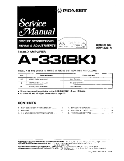 Pioneer A-33  Pioneer A A-33 Pioneer A-33.pdf