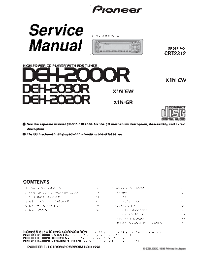 Pioneer DEH-2000R,2030R,2020R  Pioneer DEH DEH-2000R & 2030R & 2020R Pioneer_DEH-2000R,2030R,2020R.pdf