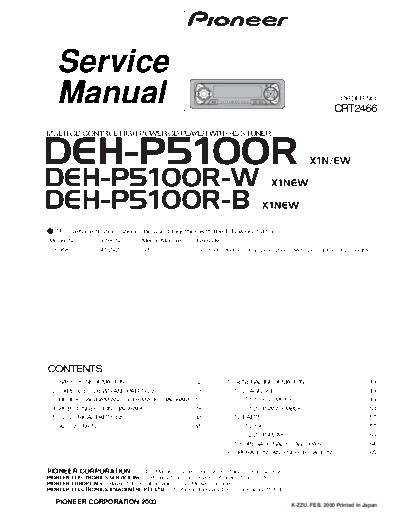 Pioneer DEH-P5100R  Pioneer DEH DEH-P5100R Pioneer_DEH-P5100R.pdf
