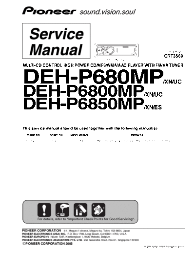 Pioneer DEH-P680MP,P6800MP,P6850MP  Pioneer DEH DEH-P680MP & P6800MP & P6850MP Pioneer_DEH-P680MP,P6800MP,P6850MP.pdf