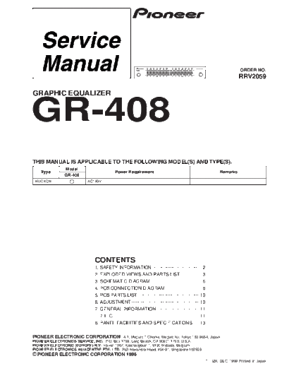 Pioneer GR-408  Pioneer GR GR-408 GR-408.pdf