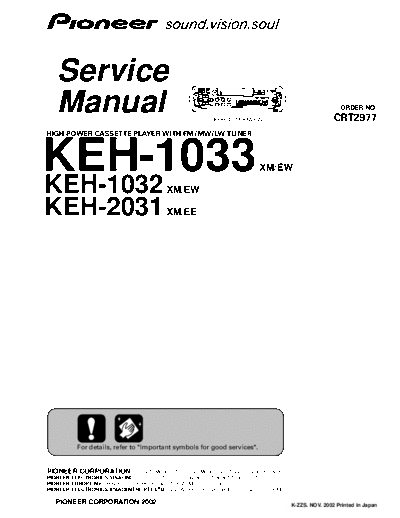 Pioneer KEH-1033,1032,2031  Pioneer KEH KEH-1033 & 1032 & 2031 Pioneer_KEH-1033,1032,2031.pdf
