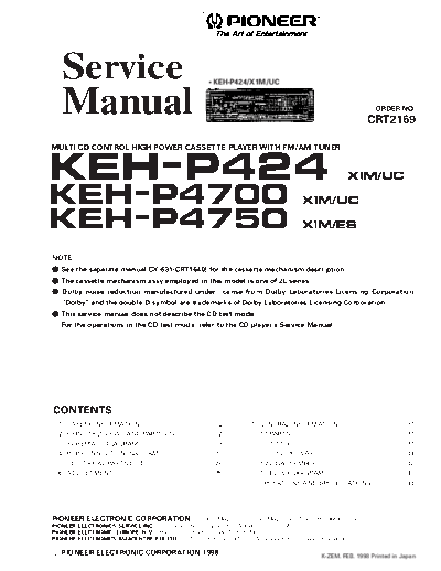 Pioneer KEH-P424,4700,4750  Pioneer KEH KEH-P424 & 4700 & 4750 Pioneer_KEH-P424,4700,4750.pdf
