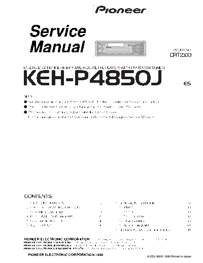 Pioneer KEH-P4850J  Pioneer KEH KEH-P4850J Pioneer_KEH-P4850J.pdf