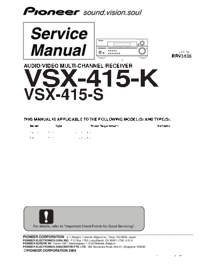 Pioneer VSX-415K & 415S  Pioneer VSX VSX-415K & 415S VSX-415K & 415S.pdf
