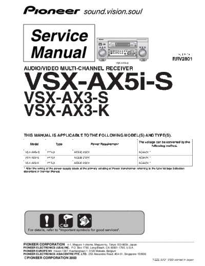 Pioneer VSX-AX5I-S.RRV2801  Pioneer VSX VSX-AX3 & VSX-AX5 VSX-AX5I-S.RRV2801.pdf