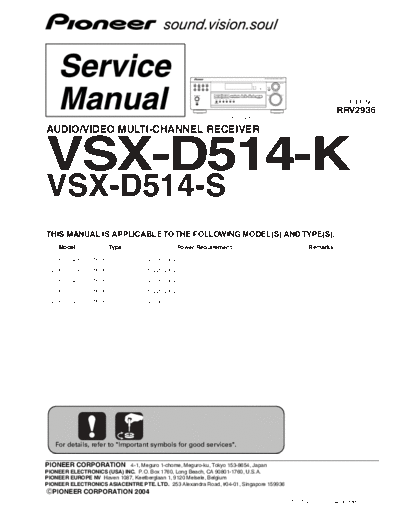 Pioneer 1 VSX-D514-K  Pioneer VSX VSX-D514 1_VSX-D514-K.pdf