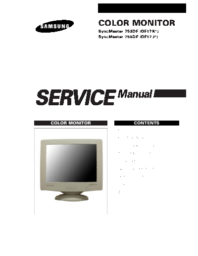 Samsung SyncMaster 753DF  Samsung Monitor Monitor SyncMaster 753DF.zip