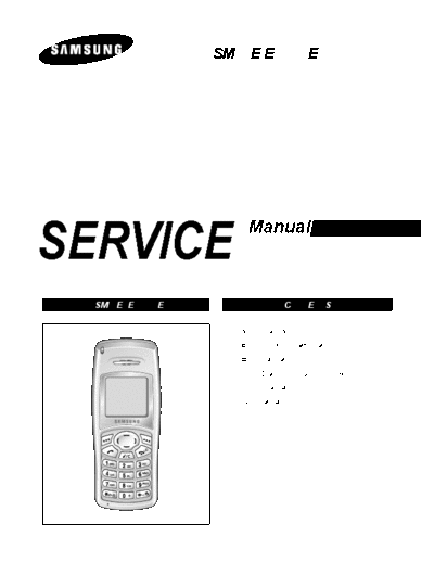 Samsung SGH-C100 service manual  Samsung GSM Samsung SGH-C100 service manual.pdf