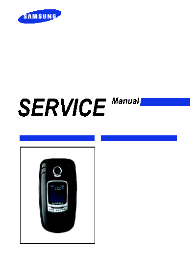 Samsung SGH-E730 service manual  Samsung GSM Samsung SGH-E730 service manual.pdf