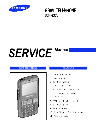 Samsung SGH-i320 service manual  Samsung GSM Samsung SGH-i320 service manual.pdf