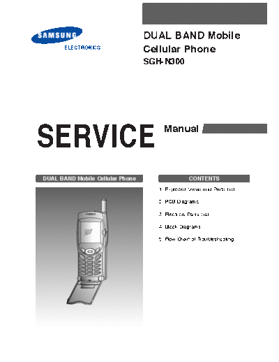 Samsung SGH-N300 service manual  Samsung GSM Samsung SGH-N300 service manual.pdf