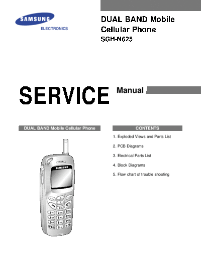 Samsung SGH-N625 service manual  Samsung GSM Samsung SGH-N625 service manual.pdf