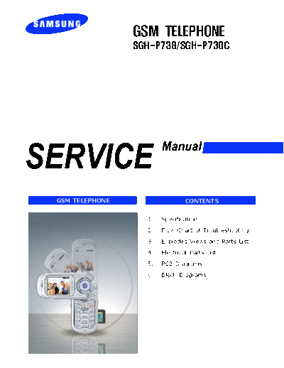 Samsung SGH-P730C service manual  Samsung GSM Samsung SGH-P730C service manual.pdf