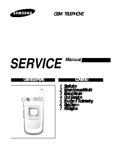 Samsung SGH-V206 service manual  Samsung GSM Samsung SGH-V206 service manual.pdf