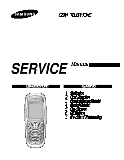 Samsung SGH-X100 service manual  Samsung GSM Samsung SGH-X100 service manual.pdf